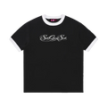 CURSIVE RINGER TEE