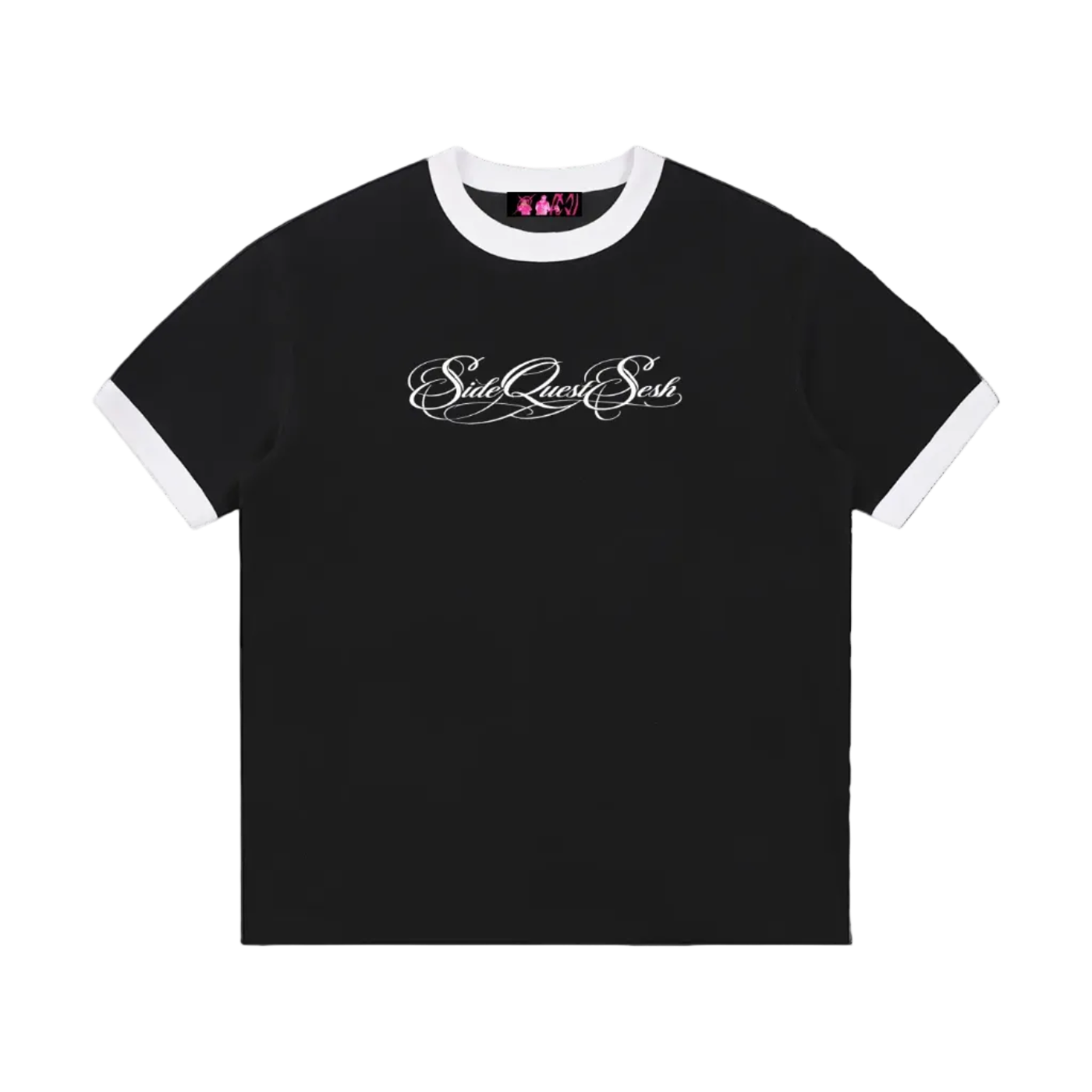 CURSIVE RINGER TEE