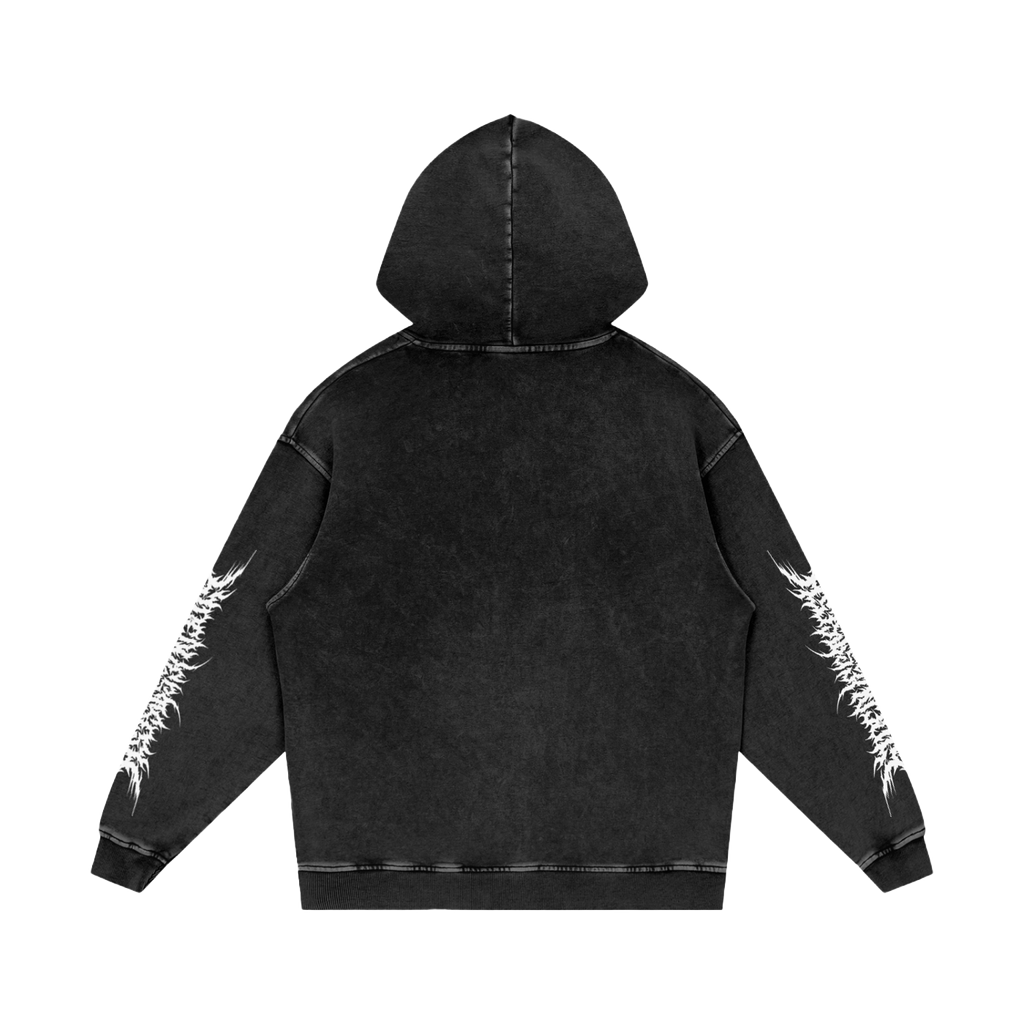 SQS METAL LOGO HOODIE (SLEEVES)