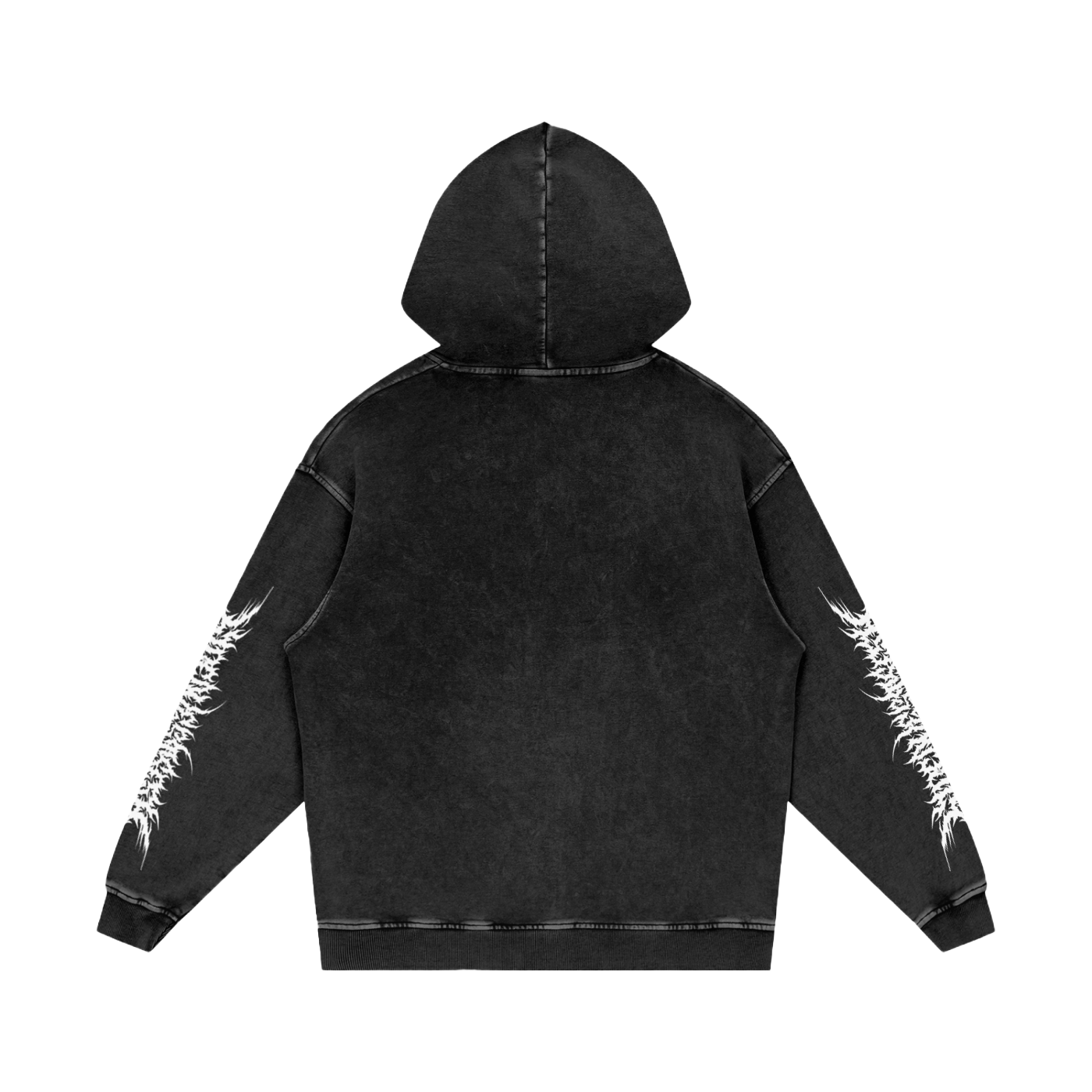 SQS METAL LOGO HOODIE (SLEEVES)