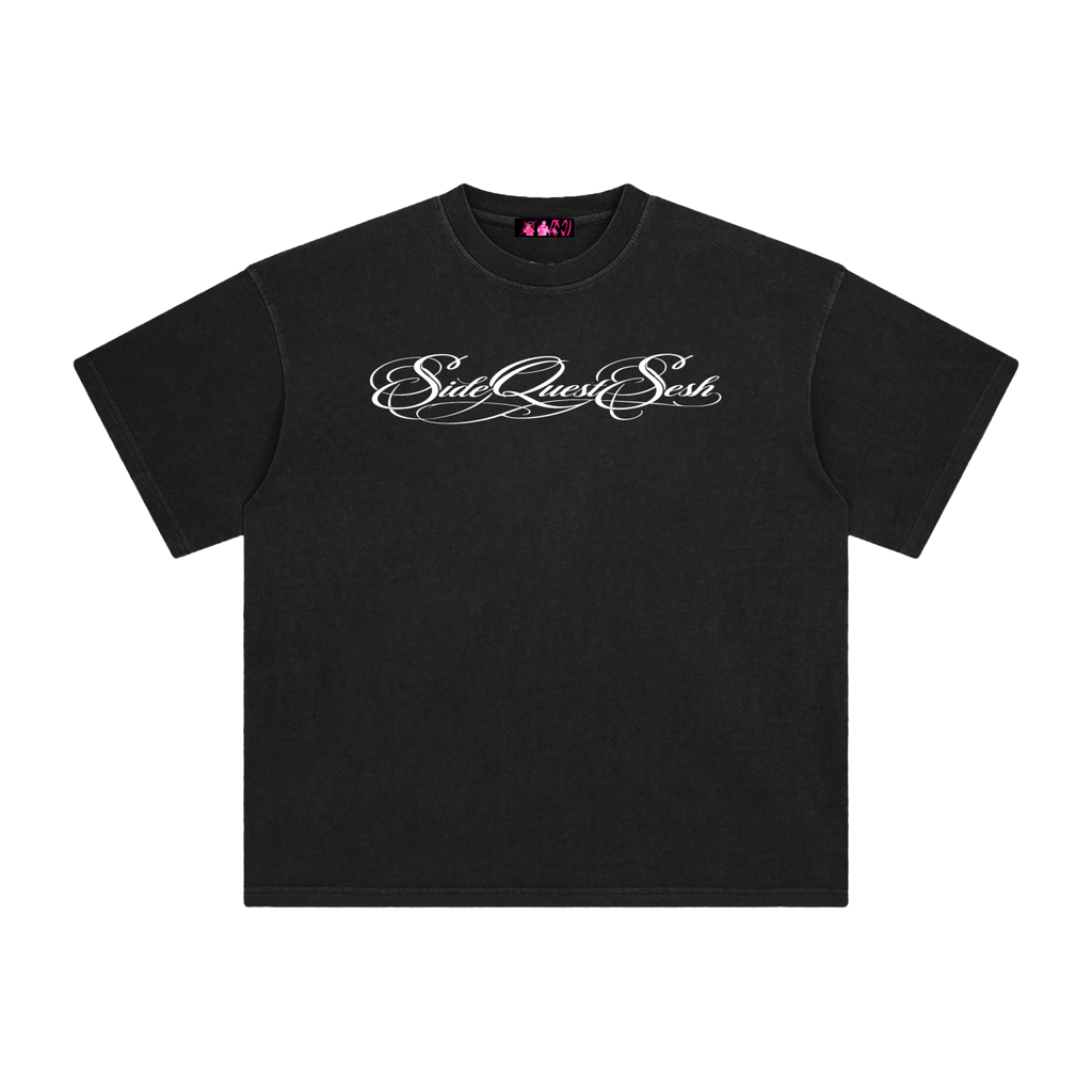 CURSIVE SQS TEE