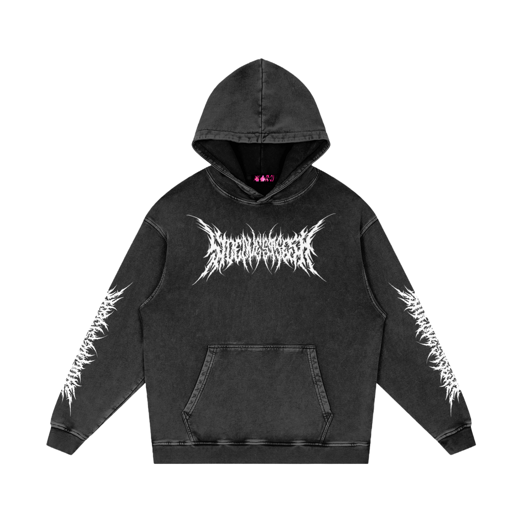 SQS METAL LOGO HOODIE (SLEEVES)